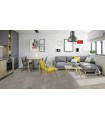 Dalle PVC sol Creation 40 à coller - Bloom Uni Taupe - 610 mm x 610 mm