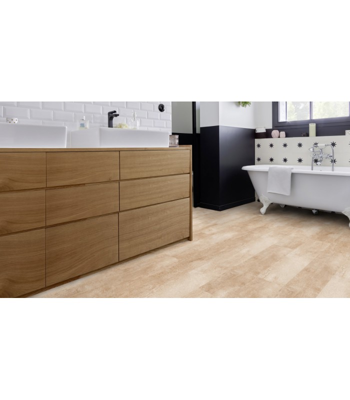 Dalle PVC sol Creation 40 Salento Light Grey - 610 mm x 610 mm