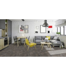 Dalle PVC sol Creation 55 à coller Silver City - 610 mm x 610 mm