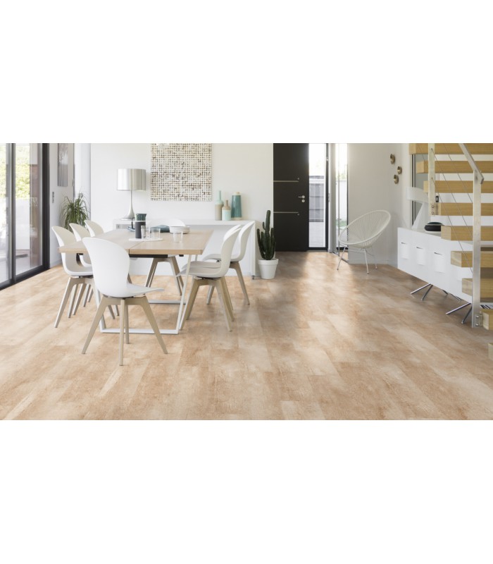 Dalle PVC sol Creation 55 Salento Light Grey - 184 mm x 1219 mm