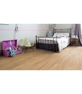 Lame PVC sol Creation 55 à coller - Swiss Oak Golden - 184 mm x 1219 mm