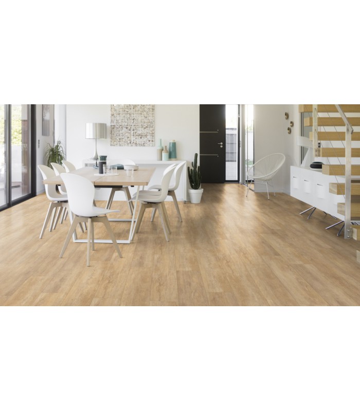 Dalle PVC sol Creation 40 Rigid Acoustic Honey Oak - 229 mm x 1250 mm