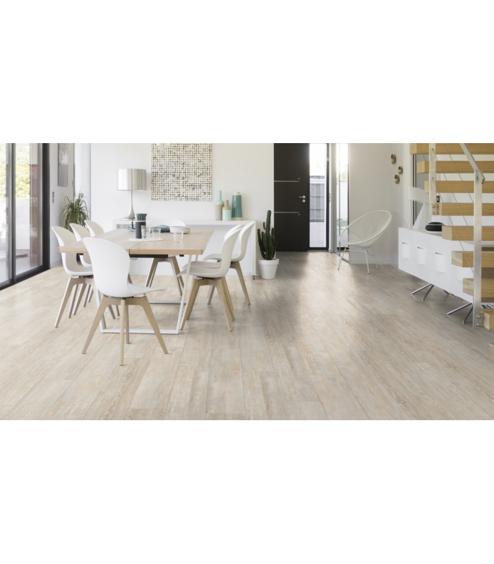 Dalle PVC sol Creation 40 Rigid Acoustic White Lime - 229 mm x 1250 mm