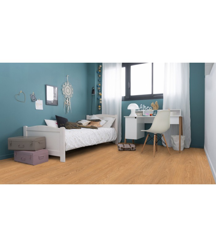 Dalle PVC sol Creation 55 Rigid Acoustic Lounge Oak Golden - 225 mm x 1524 mm