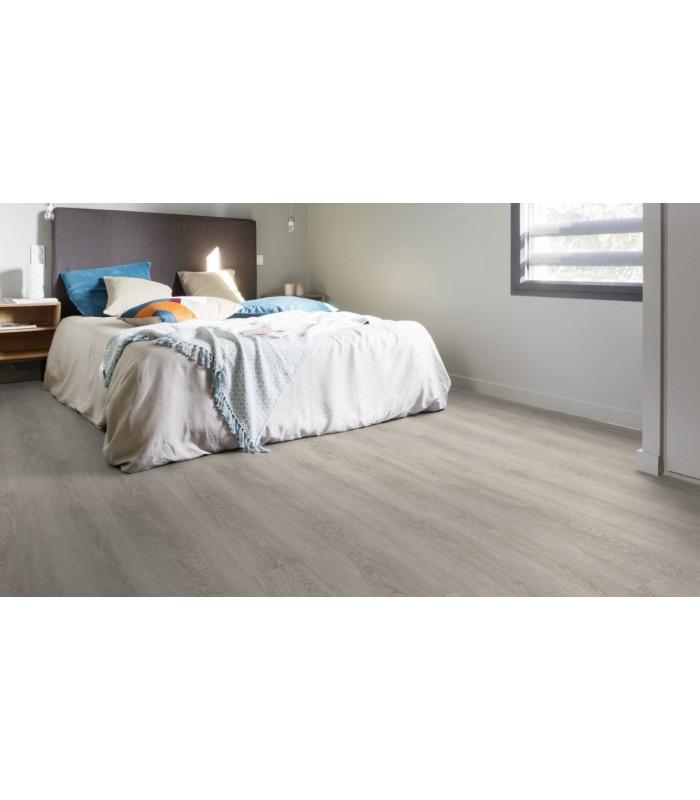 Dalle PVC sol Creation 55 Rigid Acoustic Charming Oak Grey - 177 mm x 1219 mm