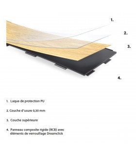 Berry Alloc Lames Vinyles Live Serene Smoke – réf. 60001894 - 1326 x 204 x 3,8 mm