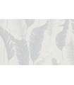 PAPIER PEINT SANS PVC FEUILLAGE GRIS - 4EARTH - MELISSA - 10,05 X 0,53M