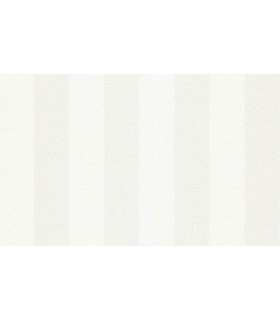 PAPIER PEINT SANS PVC RAYURE BLANC - 4EARTH - MELISSA - 10,05 X 0,53M