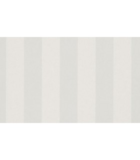 PAPIER PEINT SANS PVC RAYURE GRIS BLANC - 4EARTH - MELISSA - 10,05 X 0,53M