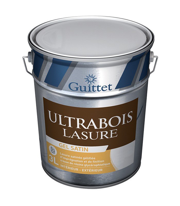 Guittet Ultrabois Lasure Gel satin Intérieur Extérieur