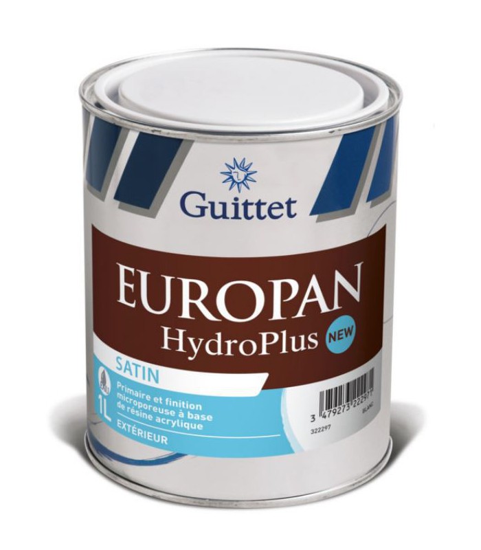 Guittet Europan HydroPlus peinture bois microporeuse - intérieur extérieur