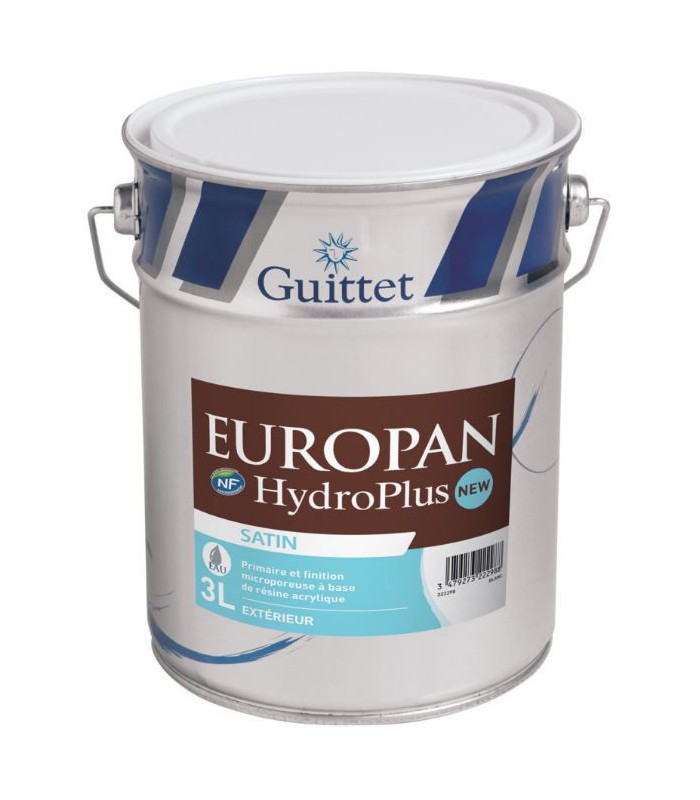 Guittet Europan HydroPlus peinture bois microporeuse - intérieur extérieur