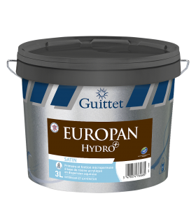 Guittet Europan Hydro+ Satin peinture bois microporeuse - intérieur extérieur