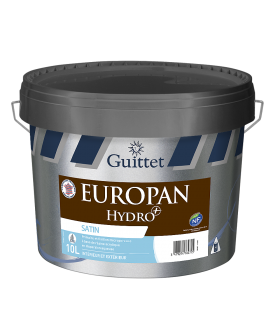 Guittet Europan Hydro+ Satin peinture bois intérieur et extérieur