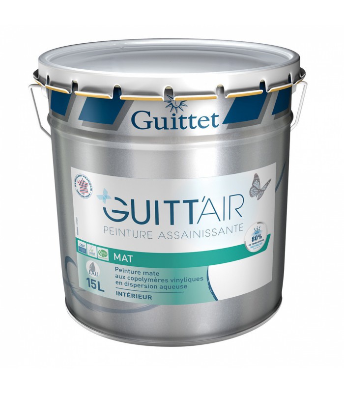 Guittet Guitt'Air Mat Peinture Assainissante Murs et Plafonds