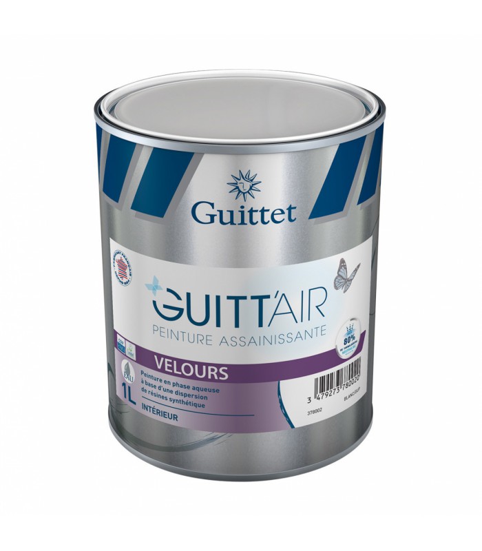 Guittet Guitt'Air Velours Peinture Assainissante Murs