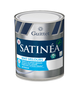 Guittet Satinea + Mat Velours Bas Carbone Décoration Murs - Intérieur