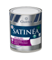 Peinture Satinea+ Velours Bas Carbone Guittet - Blanc et teinte