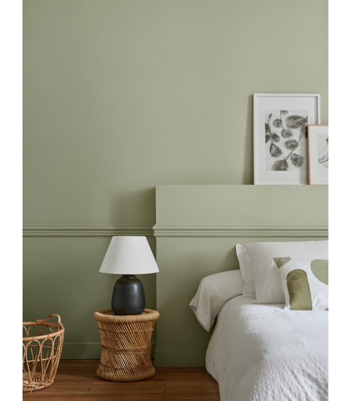 Peinture Satinea+ Velours Bas Carbone Guittet - Blanc et teinte