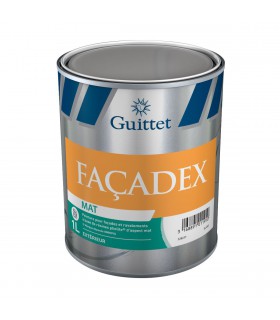 Guittet Façadex mat peinture protection façades neuves ou anciennes