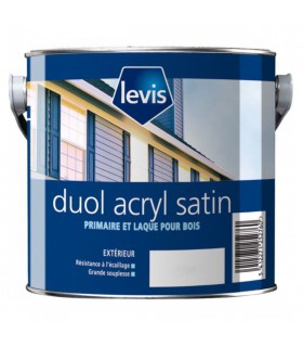 Levis Duol Acryl Satin Peinture Acrylique Microporeuse Boiseries - Extérieur