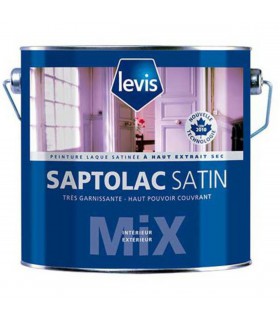 Levis Saptolac Satin Peinture Laque Alkyde - Multisupports - Intérieur & Extérieur Abrité