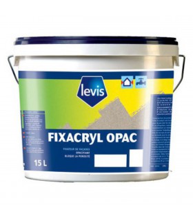 Levis Fixacryl Opac Fixateur Acrylique - Maçonneries Extérieures - 15 Litres