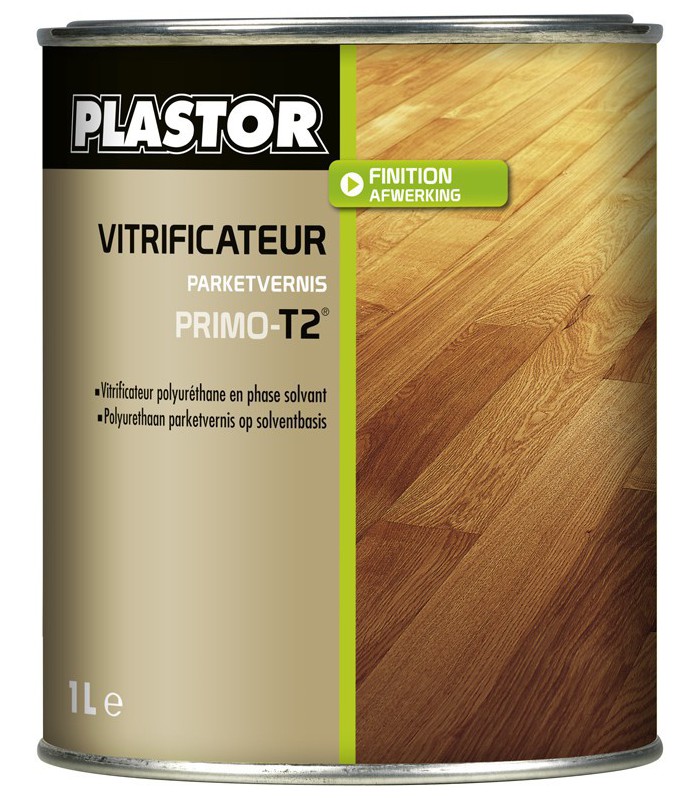 Plastor vitrificateur polyuréthane Primo -T2- Extra mat - Aspect Brut