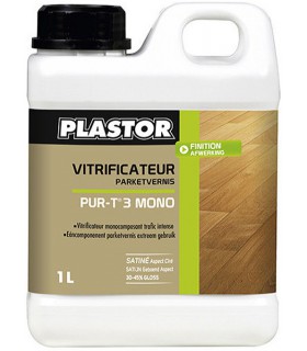 Plastor Vitrificateur Monocomposant Pur -T3- Mono Satiné - Aspect Ciré