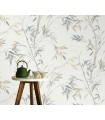 Papier peint Erismann, Collection Martinique - Intissé grainé, Décor : PASSION BLANC