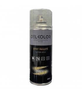Delkolor peinture en aérosol effet pailleté 400 ml