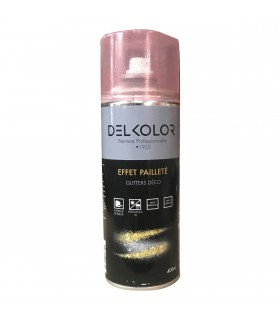 Delkolor Peinture en Aérosol Effet Pailleté 400ml