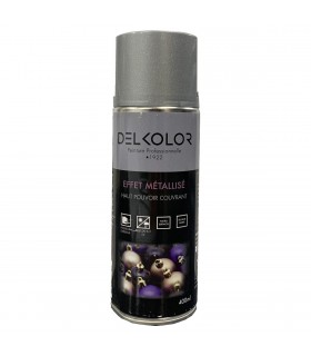 Delkolor Peinture Aérosol Effet Métallisé 400 ml