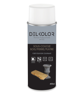 Delkolor Sous-couche bois, pierre et plâtre en aérosol 400 ml
