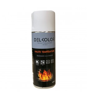 Delkolor Peinture Haute Température en Aérosol - 400ml