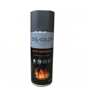 Delkolor Peinture Haute Température en Aérosol - 400ml