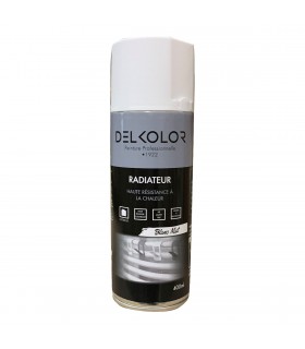 Delkolor peinture spéciale radiateur en aérosol 400 ml
