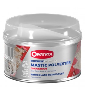 Owatrol Mastic Polyester Choukrout  avec Fibres de Verre incorporées - 300g