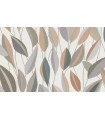 PAPIER PEINT INTISSE FOLIAGE VERT GREGE - GENTLE - 10,05 X 0,53M