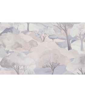 PAPIER PEINT INTISSE VIEW BEIGE GRIS - GENTLE - 10,05 X 0,53M