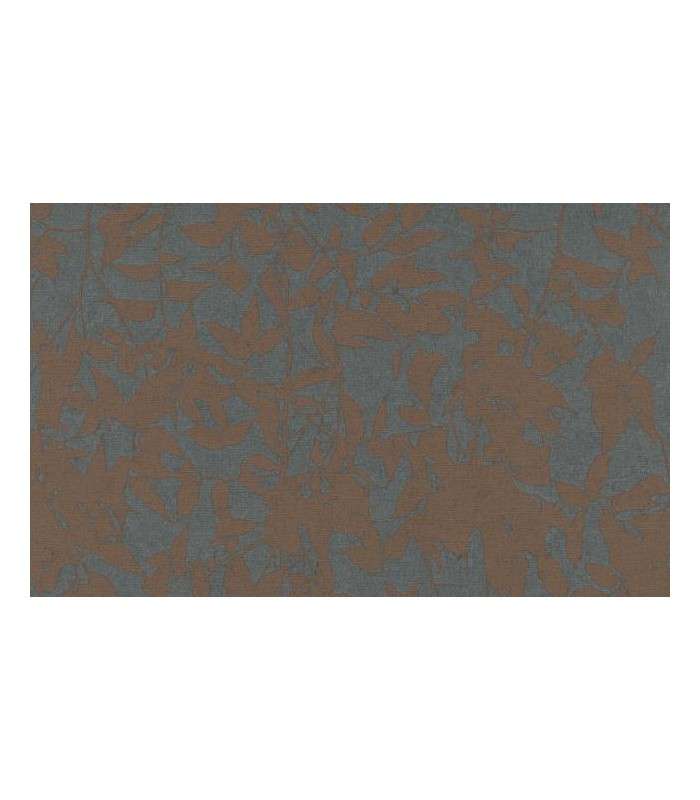 PAPIER PEINT INTISSE TANGLE BRUN ANTHRACITE - GENTLE - 10,05 X 0,53M