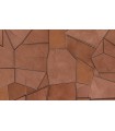 PAPIER PEINT INTISSE MOSAIQUE TERRACOTTA - ELLE DECORATION 4 - 10,05 X 0,53M