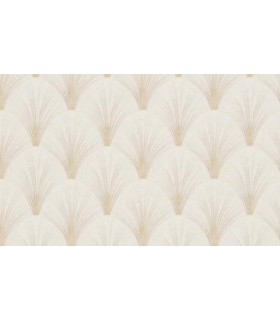 PAPIER PEINT INTISSE AVANTGARDE BEIGE CREME - ELLE DECORATION 4 - 10,05 X 0,53M