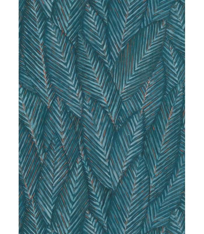 Papier peint Erismann, Collection Martinique - Intissé grainé, Décor : BAMBOU VERT CELADON