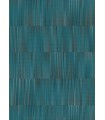 Papier peint Erismann, Collection Martinique - Intissé grainé, Décor : EXOTIC BLEU TURQUOISE