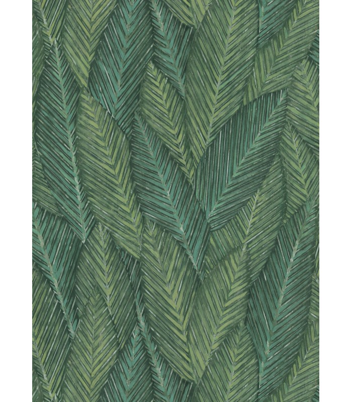 Papier peint Erismann, Collection Martinique - Intissé grainé, Décor : RETREAT BLANC