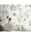 Papier peint Erismann, Collection Martinique - Intissé grainé, Décor : EXOTIC BLEU FONCE