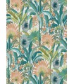 Papier peint Erismann, Collection Martinique - Intissé grainé, Décor : PASSION BLEU FONCE