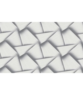 PAPIER PEINT INTISSE POSE 3D GRIS - SPOTLIGHT 2 - 10 X 1,06M