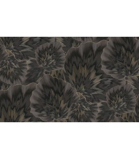 PAPIER PEINT INTISSE BLISS NOIR - SPOTLIGHT 2 - 10 X 1,06M